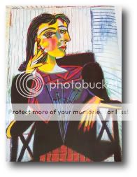 Pablo Picasso 'Portrait of Dorra Maar'