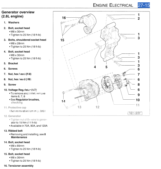 Audi European Delivery >> Fourtitude.com - torque spec for bracket bolts that ... Audi European Delivery >> Fourtitude.com - torque spec for bracket bolts that ...